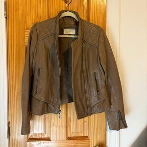 MICHAEL by Michael Kors Leather Jacket (M)